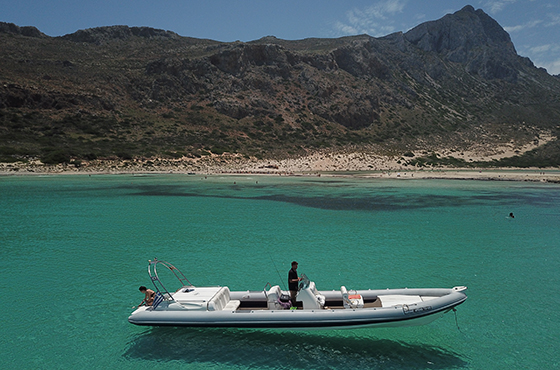 rent a boat visit to Balos