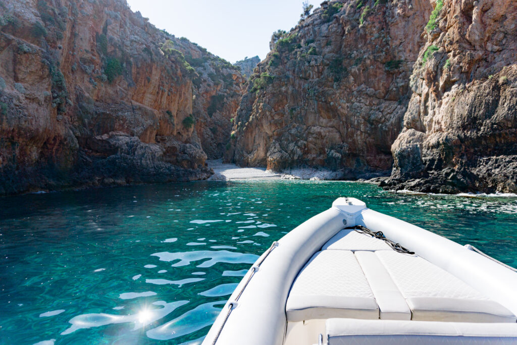 Secret Beaches & Caves Private Boat Trip from Kolymvari