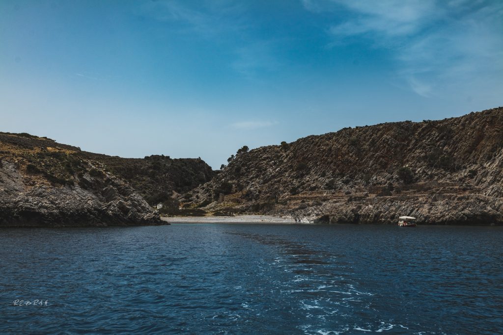 Secret Beaches & Caves Private Boat Trip from Kolymvari