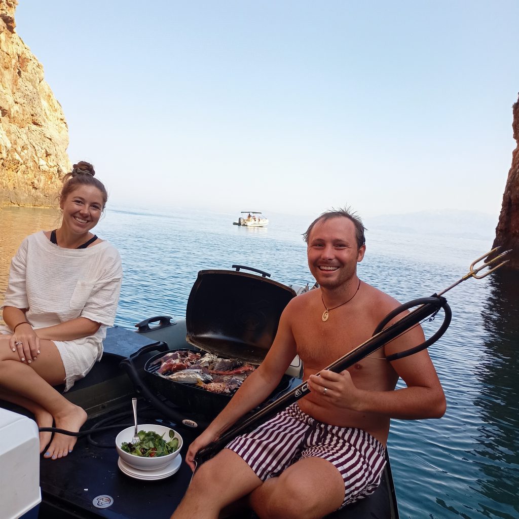 Εκδρομή ψαρέματος και μαγειρικής  με σκάφος στα Χανιά